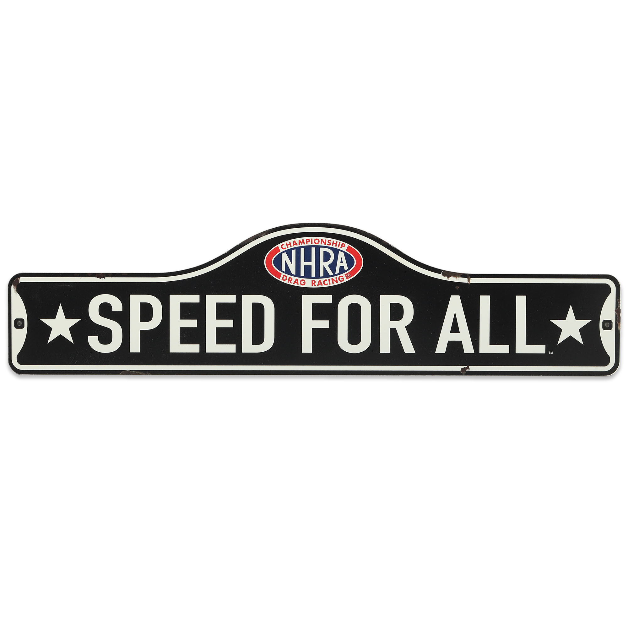 National Hot Rod Association NHRA Speed for All Metal Street Sign | 90202050-S