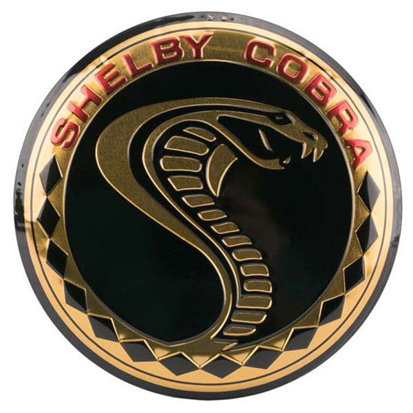 Shelby Cobra Embossed Tin Sign 12