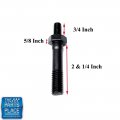 1969 Pontiac Grand Prix 69-UP HEAD BOLT WITH LENGTH 2 1/4 WITH ACCESSORY STUD LENGTH 3/4 - HEADS PRODUCED LIKE NOS - SAME HEAD MARKINGS, ETC. BLACK PHOSPHATE COATED LIKE GM REPLACEMENTS (297D) | EN1026Z