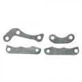 1966 Chevrolet Corvette OIL PAN MOUNTING REINFORCEMENT BRACKETS KIT, INCLUDES: 2 FRONTS, 1 RH REAR & 1 LH REAR, SET OF 4, BIG BLOCK 396/427 (GM # 3860048/3860050/3860049) | 3860048