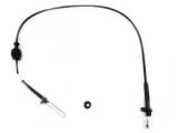 1980 Chevrolet Camaro TRANSMISSION KICKDOWN DETENT CABLE WITH METAL CARBURETOR ATTACHMENT (LENGTH 36