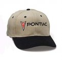 1963 Pontiac GTO/LeMans/Tempest PONTIAC HAT (BLACK & KHAKI) #H106 | BK6304Z