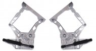 Ford Mustang BILLET ALUMINUM HOOD HINGE KIT FOR AIR FRAME (NATURAL STEEL) | BP1000U