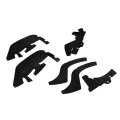 1969 Pontiac Firebird/TransAm INNER FENDER WELL SPLASH KIT - 5 PC | BP10818F