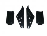 1965 Pontiac GTO/LeMans/Tempest BUMPER BRACKET 4 PC . SET (REPRODUCTION )- REAR | BP5184G
