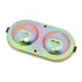 1973 Buick Skylark/GS/Regal/GN MASTER CYLINDER LID WITH GASKET (GOLD CADMIUM PLATED) ALL DUAL OVAL WITH DISC BRAKES 3-1/4