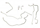 1971 GM Truck FRONT BRAKE LINE KITS; TKT7105; ORIGINAL MATERIAL; 7 PIECES; POWER DISC 2WD 1/2 TON; FITS C10 | BR1244K