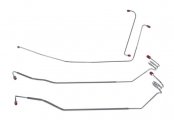 1987 GM Truck STAINLESS STEEL POWER DISC 1/2 -3/4 TON FRONT BRAKE LINE KIT 4 PCS - TKT8101SS (FITS C10/C20) | BR1313K