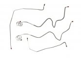 1987 GM Truck STAINLESS STEEL 4WD LONGBED FRONT BRAKE LINE KITS 4 PCS - TKT8701SS (FITS V10) | BR1325K