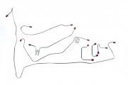 1988 GM Truck STAINLESS STEEL 2WD W / ABS FRONT BRAKE LINE KITS 7 PCS - TKT8804SS (FITS C3500) | BR1327K