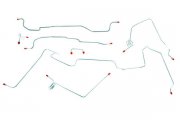 1990 GM Truck STAINLESS STEEL DISC BRAKES FRONT BRAKE LINE KIT 7 PCS - TKT9001SS (FITS C1500/K1500) | BR1339K