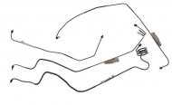 1992 GM Truck STAINLESS STEEL 4WD COMPLETE FRONT BRAKE LINE SET 8 PCS - TKT9204SS (FITS BLAZER/TAHOE/YUKON) | BR1351K