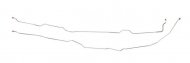 1987 GM Truck STAINLESS STEEL LONGBED 2 WD - FRONT TO REAR BRAKE LINES 2 PCS - TIN8102SS (FITS C10/C20/C1500/C2500) | BR1395K