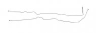 1981 GM Truck STAINLESS STEEL SHORTBED 4WD - FRONT TO REAR BRAKE LINES 2 PCS - TIN8105SS (FITS K10/K20/K1500/K2500) | BR1399K