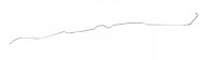 1989 GM Truck STAINLESS STEEL 4WD - FRONT TO REAR BRAKE LINES 1 PC - TIN8901SS (FITS S10) | BR1409K