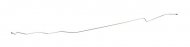 1996 GM Truck STAINLESS STEEL 3/4 LONGBED 4X4 8 LUG - FRONT TO REAR BRAKE LINES 1 PC - TIN9601SS (FITS C2500) | BR1431K