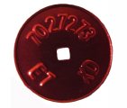 1967 Pontiac Full Size CARBURETOR TAG STAMPED # 7027273 A7 XD | CB1249Z