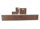 1970 Oldsmobile Cutlass/442/F85 DUALGATE CONSOLE OVERLAY WITH METAL BACKING | CP1611T