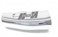 1980 Pontiac Full Size HURST T-HANDLE MANUAL POLISHED CHROME FINISH WITH 4 SPEED PATTERN WITH HURST LOGO 3/8 | CP5243Z