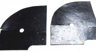 1969 Oldsmobile Cutlass/442/F85 RADIATOR TO SIDE BAFFLE SEALS WITH CLIPS - PAIR | CS10504T