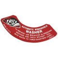 1960 Pontiac Full Size (40-49) TRICO WINDSHIELD WASHER LID DECAL # 6493-1 (DT0005) | DC0005Z