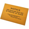 1948 Chevrolet Full Size up to 1957 OWNERS MANUAL ENVELOPE EACH | DC0091