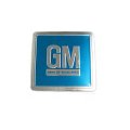 1966 Buick Skylark/GS/Regal/GN GM MARK OF EXCELLENCE DOOR JAMB METAL STAMPED DECAL (TURQUOISE) | DC2235Z