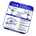 1970 Pontiac Grand Prix 69-UP JACK INSTRUCTIONS DECAL EACH | DT0285