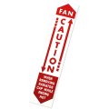 1961 Pontiac Full Size CAUTION FAN DECAL RED EACH | DT0433