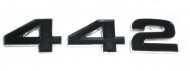 1971 Oldsmobile Cutlass/442/F85 442 GRILLE NUMERALS (3/SET) (BLACK) | EM2416T