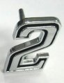 1969 Oldsmobile Cutlass/442/F85 CUTLASS HOOD TONGUE EMBLEM 