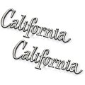 1968 Buick Skylark/GS/Regal/GN QUARTER PANEL EMBLEMS (QUARTER PANEL EMBLEMS ('CALIFORNIA') CHROME DIECAST GM 1386396 - PR | EM2964S