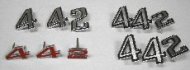 1972 Oldsmobile Cutlass/442/F85 442 EMBLEM KIT GRILLE, FENDER & TRUNK | EM5736T