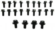 1983 Oldsmobile Cutlass/442/F85 OIL PAN BOLT SET - CORRECT SET OF OIL PAN BOLTS FOR ALL OLDSMOBILE MODELS WITH 307 / 330 / 350 / 400 / 455 MOTORS. THERE ARE A TOTAL OF 22 BOLTS INCLUDED IN THIS KIT; 4 BOLTS WITH WASHERS, AND 18 BOLTS WITH FLANGED HEAD | EN11060T