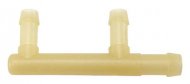 1963 Pontiac GTO/LeMans/Tempest PCV VENT HOSE CONNECTOR FITS 1963-65 4BBL & 1964-65 TRI-POWER (NYLON Y-SHAPED - MANUFACTURED IN CORRECT COLOR, NYLON MATERIAL, FACTORY SHAPE & OEM MARKINGS) | EN12818G