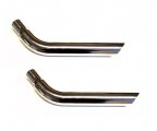 1970 Pontiac Firebird/TransAm STAINLESS STEEL TAILPIPE EXHAUST EXTENSIONS - PR | EX12517F
