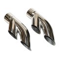 1978 Pontiac Firebird/TransAm EXHAUST TAILPIPE EXTENSIONS (2-1/2 INCH) STAINLESS STEEL DUAL TIPS (TP6) - PR | EX15340F