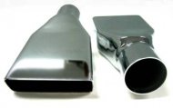 1971 Buick Skylark/GS/Regal/GN CHROME EXHAUST TIPS FOR N-25 OPTION (OEM FACTORY STYLE) PR - CORRECT N-25 EXHAUST TIPS. THEY ARE STEEL CHROME PLATED. THEY ARE APPROXIMATELY 2.25