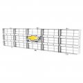 1977 GM Truck FRONT GRILLE OE STYLE W/ FOIL BOWTIE EMBLEM - ARGENT GRAY NEW | GH10021K