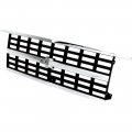 1990 GM Truck FRONT GRILLE OE STYLE W/ EMBLEM MOUNT - CHROME/DARK GRAY DUAL HEADLIGHTS | GH10030K
