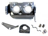1968 Pontiac GTO/LeMans/Tempest HIDEAWAY HEADLIGHT DOOR ASSEMBLY - RH (INCLUDES HEADLAMP BUCKET MOUNTING PANEL, INNER HEADLAMP DOOR, HEADLAMP BRACKET, HEADLAMP SUPPORT BRACKET, ACTUATOR MOUNTING BRACKET, HEADLAMP MOUNTING PANEL  BRACKET PAIR & OVER CENTER BRACKET) | GH10229G