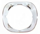 1972 Pontiac Firebird/TransAm HEADLAMP BEZEL (CHROME) GM 483412 - RH | GH10425F