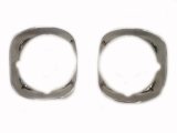 1972 Pontiac Firebird/TransAm HEADLAMP BEZELS (CHROME) # 483412 & # 483413 - PR | GH10426F