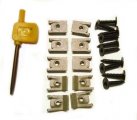 1979 Pontiac Firebird/TransAm GRILLE HARDWARE KIT WITH INSTALLATION TOOL (ENOUGH FOR BOTH GRILLES) | GH12314F