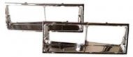 1986 Oldsmobile Cutlass/442/F85 HEADLAMP BEZELS (CHROME) REPRODUCTION - PAIR | GH12790T