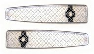 1967 Pontiac GTO/LeMans/Tempest GRILLES MESH PAIR NEW- THESE ARE NEW REPRODUCTIONS BY THE PARTS PLACE. THEY ARE ALUMINUM MESH GRILLES SOLD IN PAIRS | GH2449G
