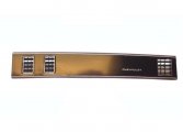 1986 Chevrolet Monte Carlo NEW PASSENGER DASH BEZEL WITH A/C - DARK CLARET | IN0005C