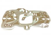 1975 Ford Misc DASH RALLY GAUGE CLUSTER PRINTED CIRCUIT BOARD WITH FACTORY GAUGES AFTER SERIAL W40,001 (D5TZ-C) | IN1008K
