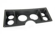 1974 Chevrolet Nova/Chevy II DASH BEZEL INSERT (BILLET ALUMINUM) BLACK SEMI-GLOSS POWDER COAT | IN10947N