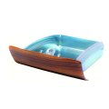 1967 Pontiac Firebird/TransAm FRONT DASH ASH TRAY WITH WALNUT WOOD GRAIN - EACH | IN12621F